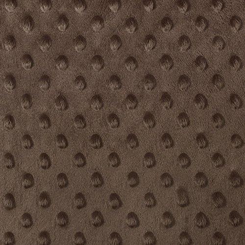 Alison BROWN Embossed Dimple Dots Soft Velvety Faux Fur Fabric by the Yard - 10090