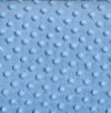 Alison BLUE Embossed Dimple Dots Soft Velvety Faux Fur Fabric by the Yard - 10090