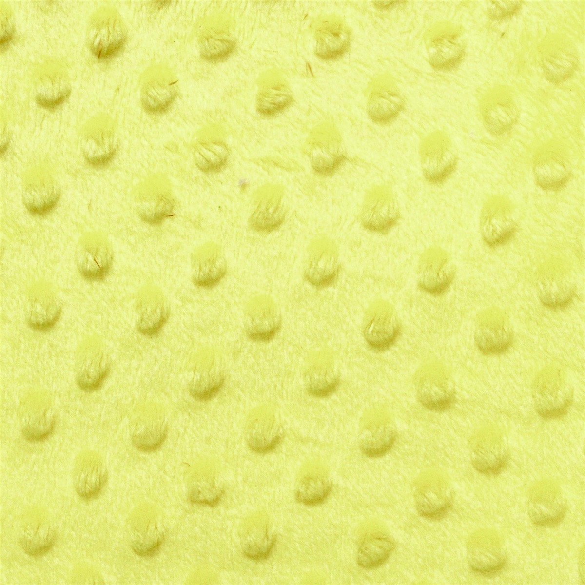Alison YELLOW Embossed Dimple Dots Soft Velvety Faux Fur Fabric by the Yard - 10090