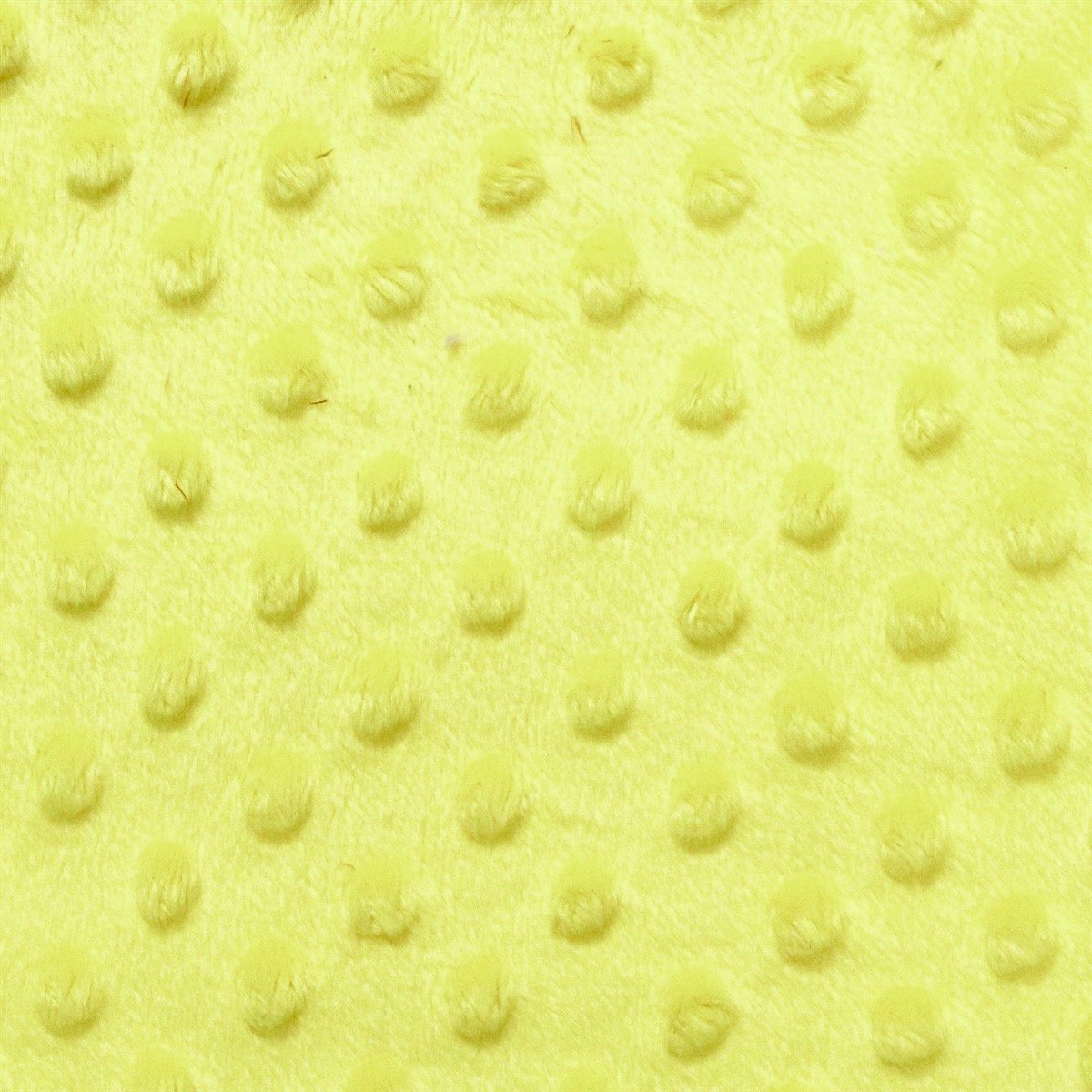 Alison YELLOW Embossed Dimple Dots Soft Velvety Faux Fur Fabric by the Yard - 10090