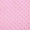 Alison LIGHT PINK Embossed Dimple Dots Soft Velvety Faux Fur Fabric by the Yard - 10090