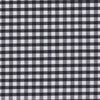 Carly BLACK Mini Checkered Gingham Poly Cotton Fabric by the Yard - 10114