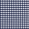 Carly NAVY BLUE Mini Checkered Gingham Poly Cotton Fabric by the Yard - 10114