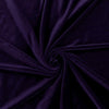 Princess DEEP PURPLE Polyester Stretch Velvet Fabric by the Yard for Tops, Dresses, Skirts, Dance Wear, Costumes, Crafts - 10001