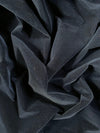 Camryn NAVY BLUE Polyester Non-Stretch Velvet Fabric by the Yard for Upholstery, Book Cover, Headboard, Lining, Costumes, Crafts - 10126