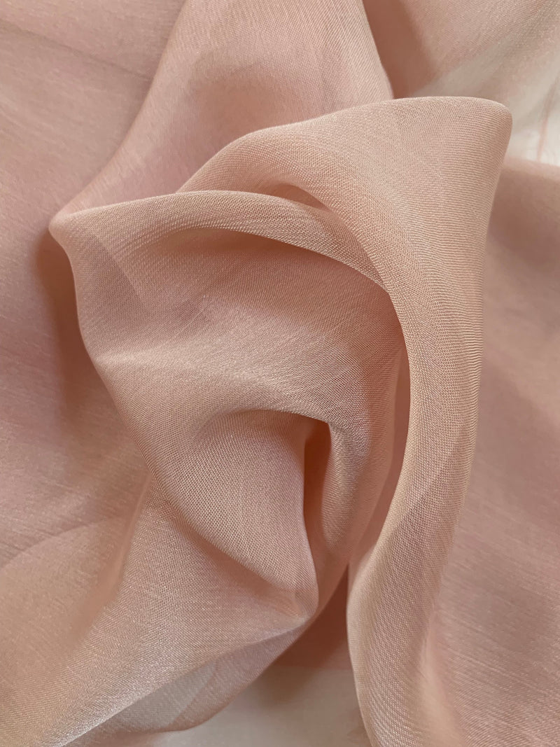 Jolene DUSTY ROSE Polyester Two-Tone Chiffon Fabric by the Yard