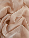 Jolene DUSTY PEACH Polyester Two-Tone Chiffon Fabric by the Yard - 10135
