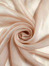 Jolene DUSTY PEACH Polyester Two-Tone Chiffon Fabric by the Yard - 10135