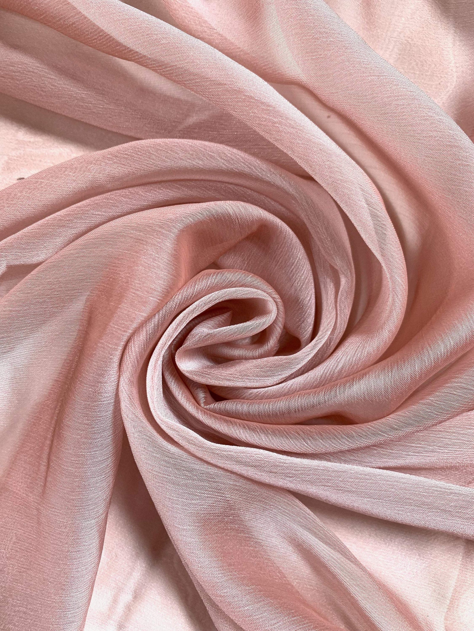 Jolene DARK DUSTY ROSE Polyester Two-Tone Chiffon Fabric by the Yard - 10135