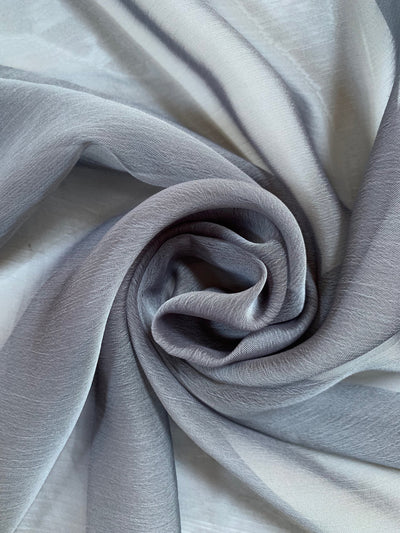 Jolene GREY Polyester Two-Tone Chiffon Fabric by the Yard - 10135