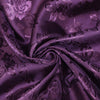 Kayla VIOLET Polyester Floral Jacquard Brocade Satin Fabric by the Yard - 10004