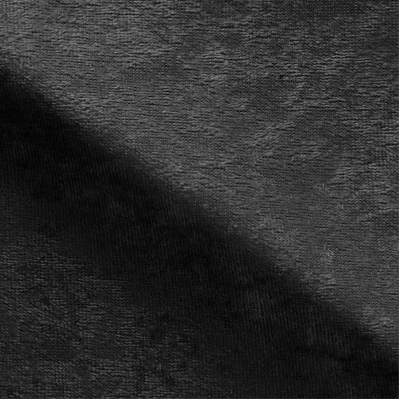 Mya CHARCOAL GREY Non-Wrinkle Mechanical Stretch Polyester Panne Velvet Fabric by the Yard - 10015