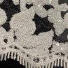 Liana OFF WHITE Embroidered Floral Sequins on Mesh Lace Fabric by the Yard - 10150